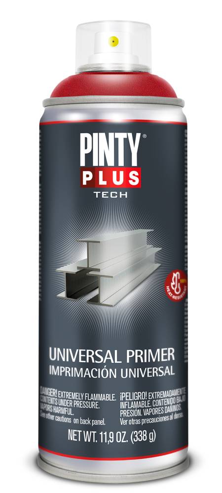 ACRYLIC PRIMER PAINT SPRAY RED 400ML